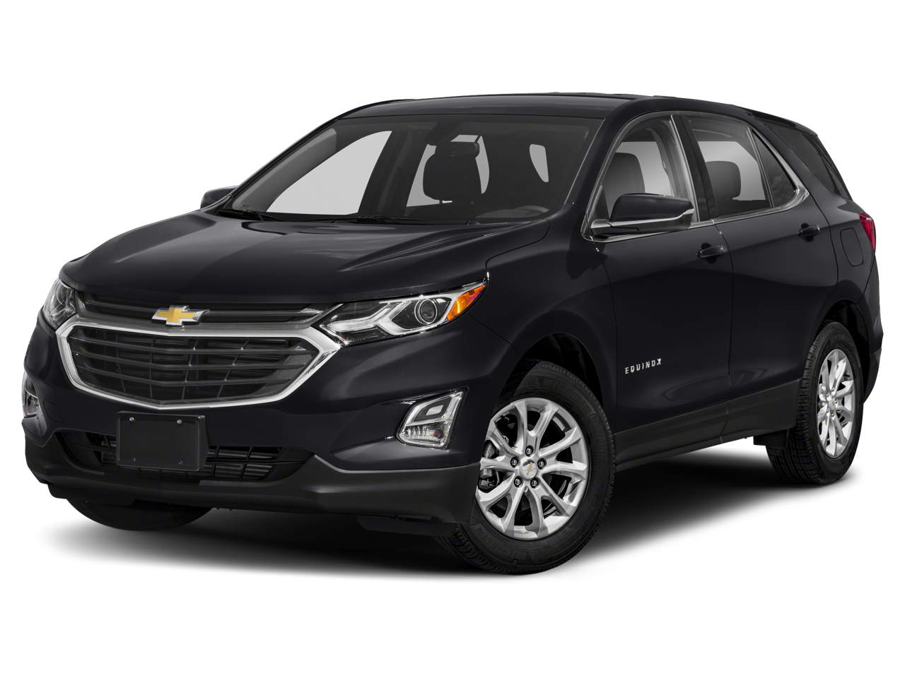 2020 Chevrolet Equinox LT in Summit White — front three-quarter view