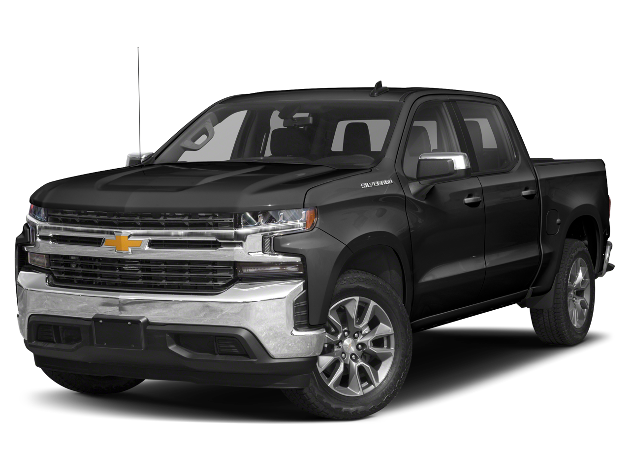 2021 Chevrolet Silverado 1500 LT in Oxford Brown Metallic — front three-quarter view