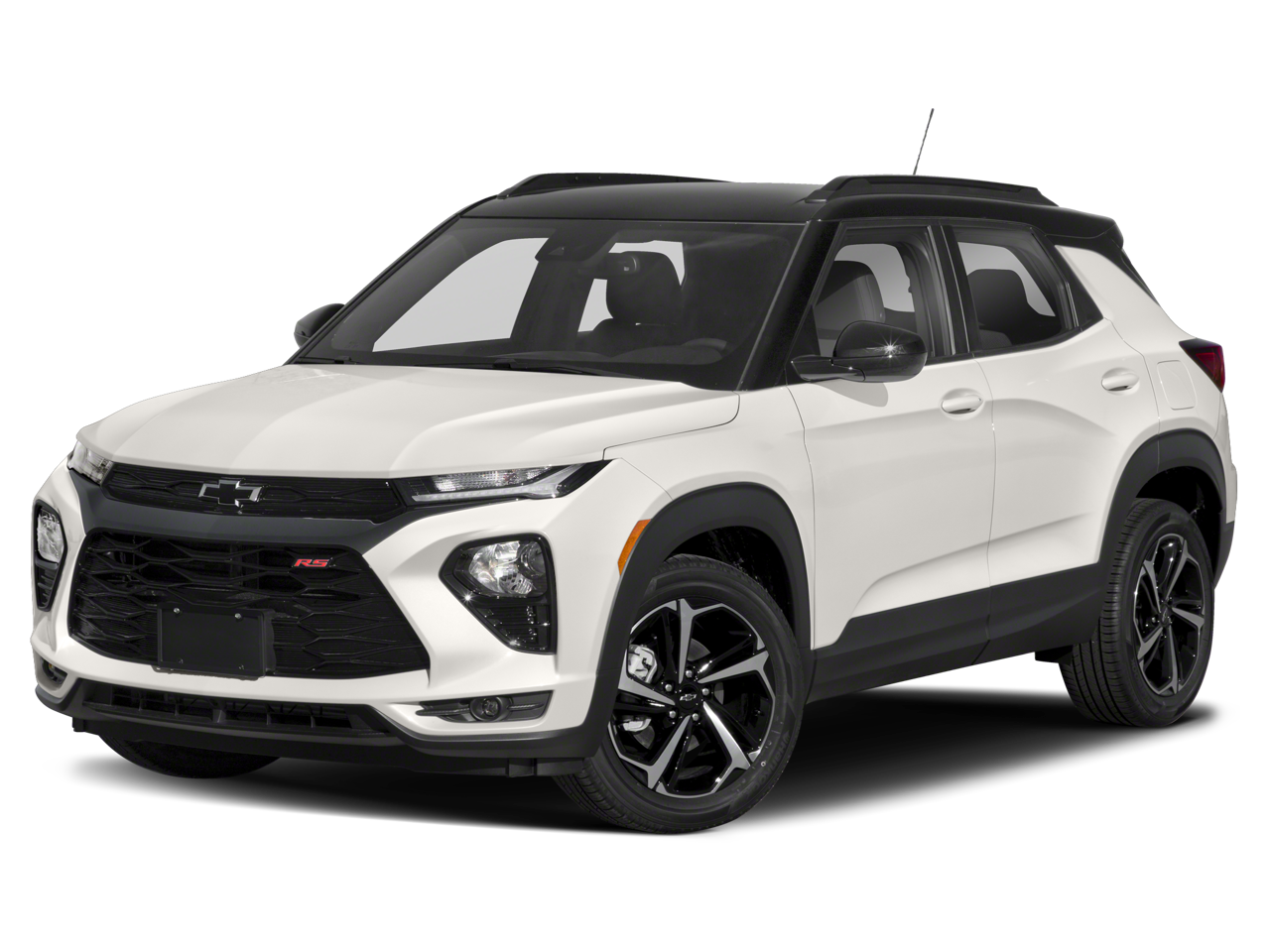 2022 Chevrolet Trailblazer RS in Crimson Metallic — front three-quarter view