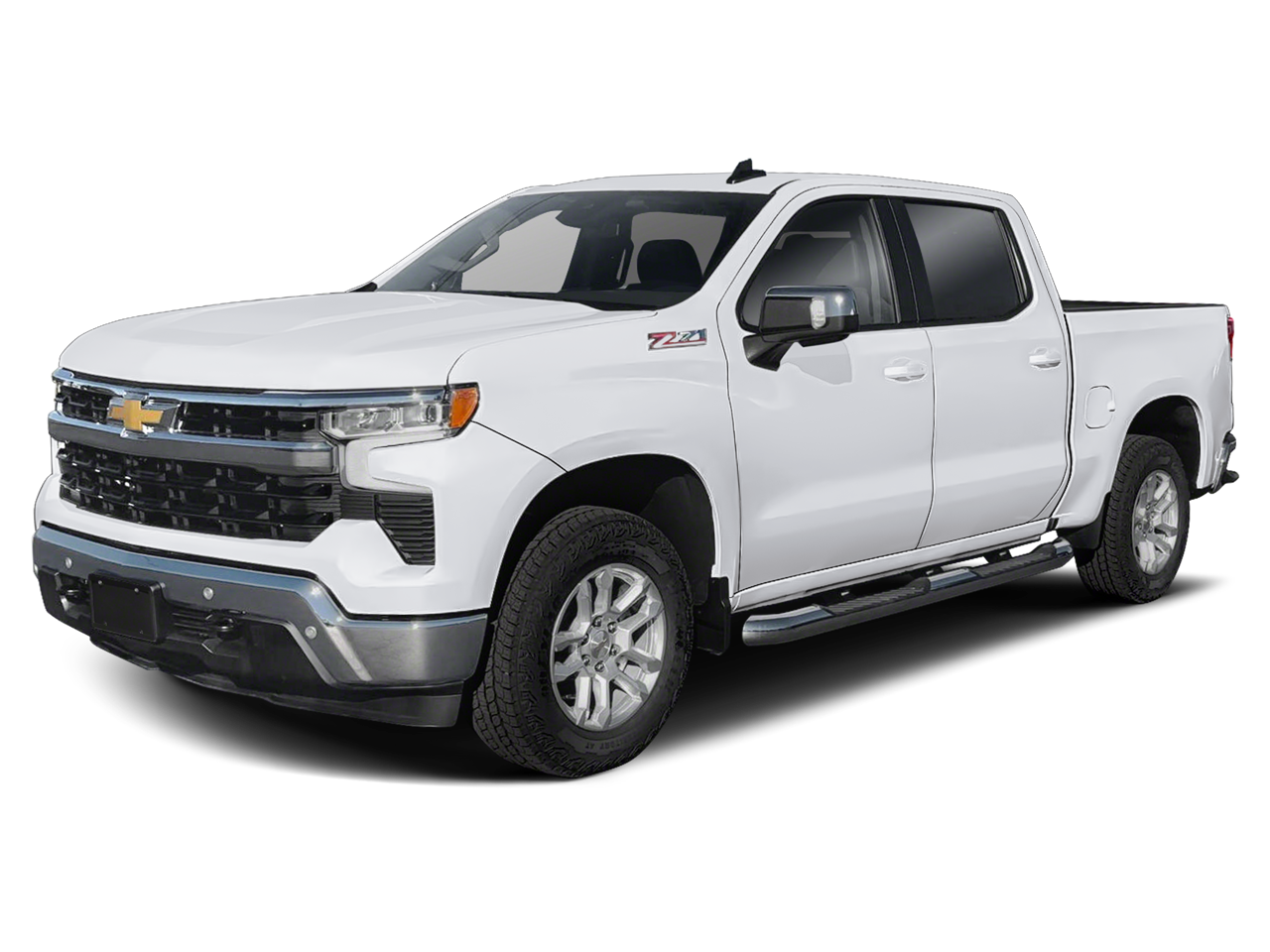 2025 Chevrolet Silverado 1500 LT (2FL) in Sterling Gray Metallic — front three-quarter view
