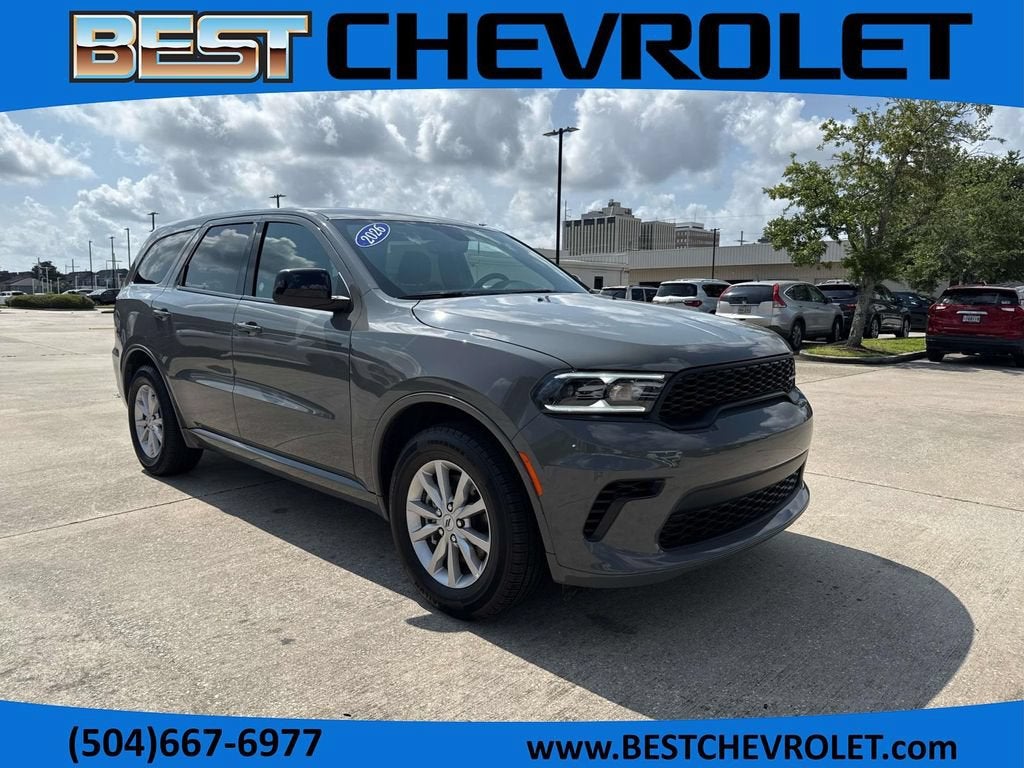2026 Dodge Durango GT in Gray — front three-quarter view