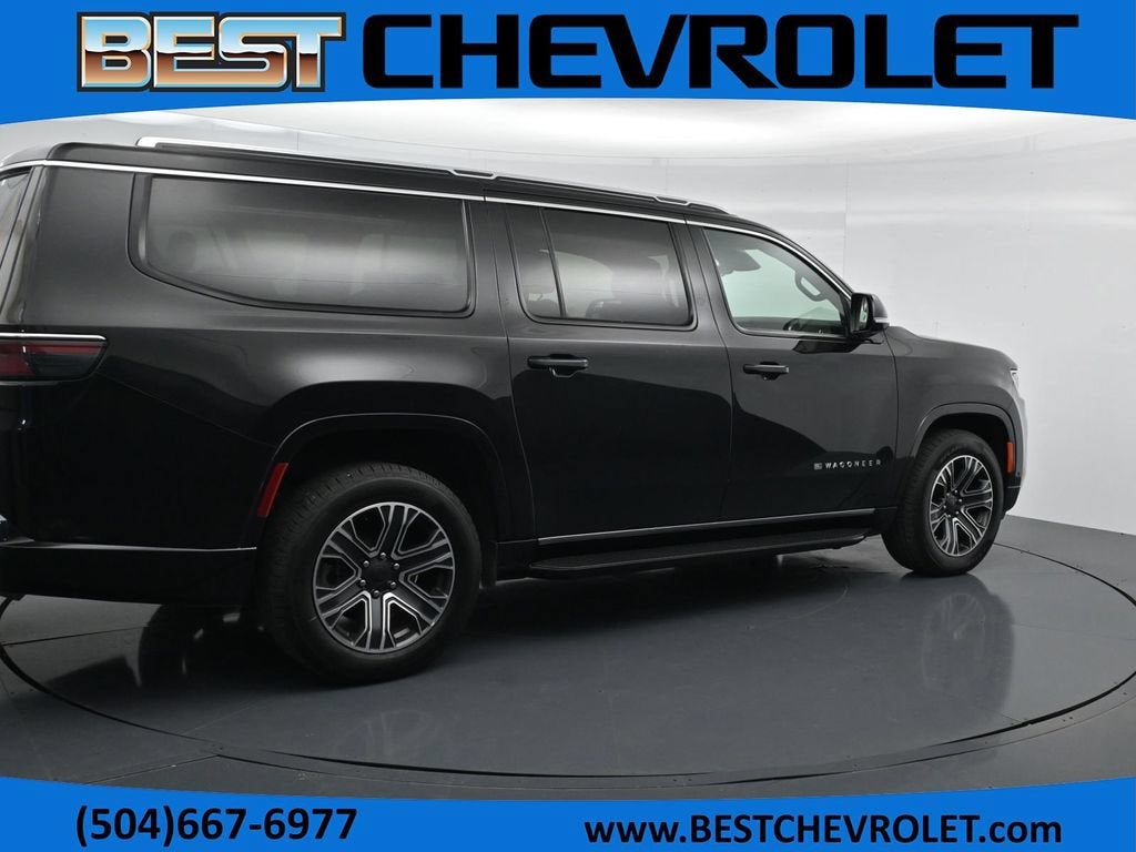 2024 Jeep Wagoneer L Series II in Black — front three-quarter view