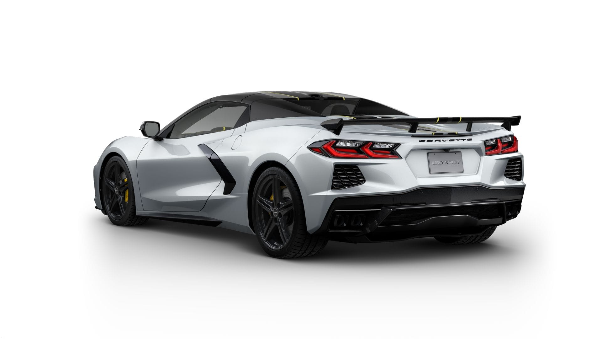 2026 Chevrolet Corvette Stingray — rear three-quarter view