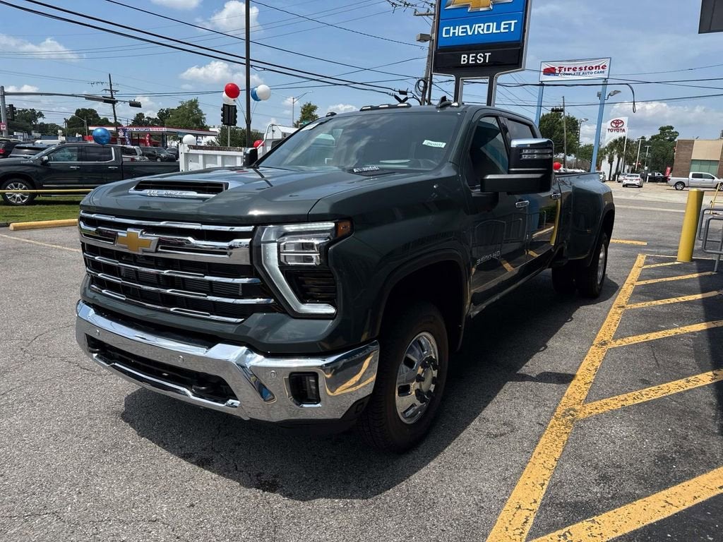 2026 Chevrolet Silverado 3500 HD — rear three-quarter view