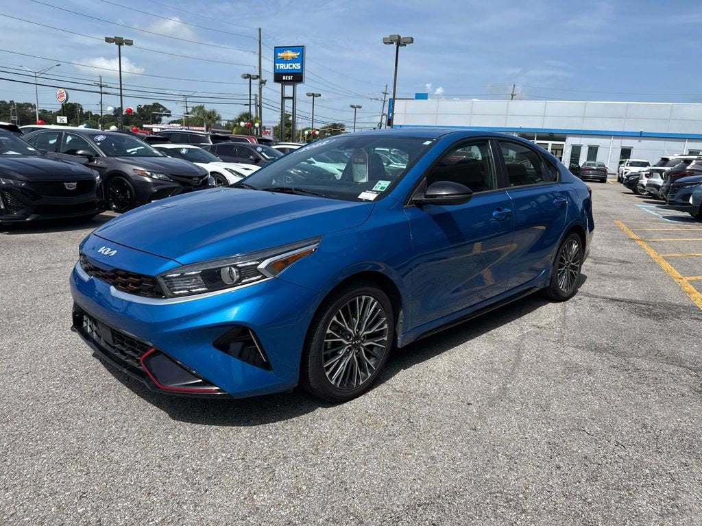 2022 Kia Forte — rear three-quarter view