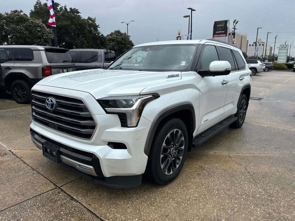 2023 Toyota Sequoia — rear three-quarter view