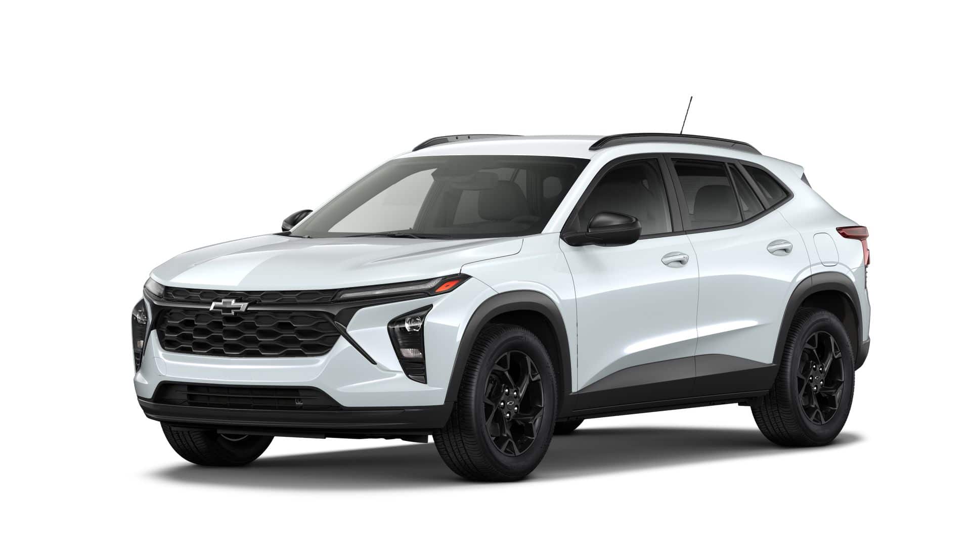 2026 Chevrolet Trax LT in Summit White — front three-quarter view