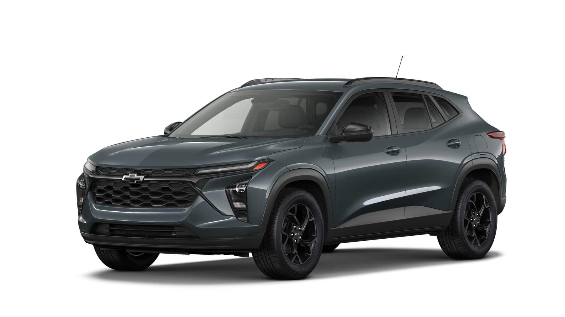 2026 Chevrolet Trax LT in Cypress Gray — front three-quarter view