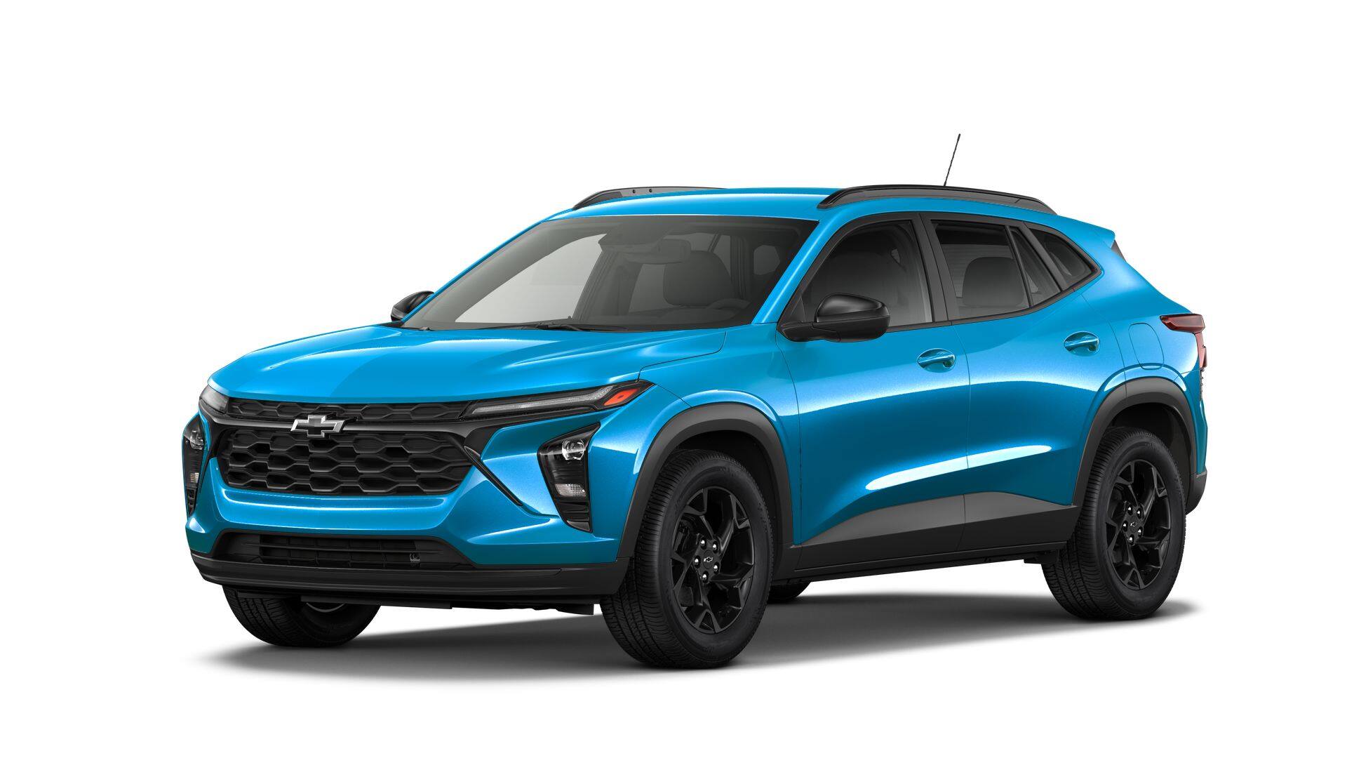 2026 Chevrolet Trax LT in Marina Blue Metallic — front three-quarter view