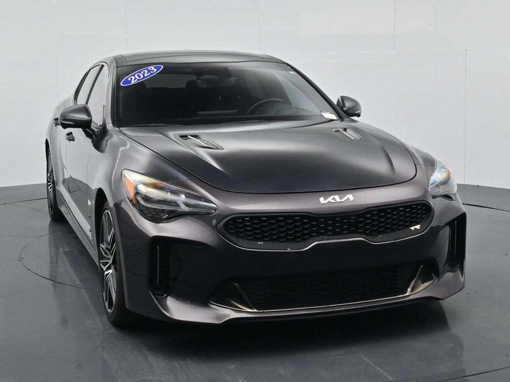 2023 Kia Stinger — rear three-quarter view